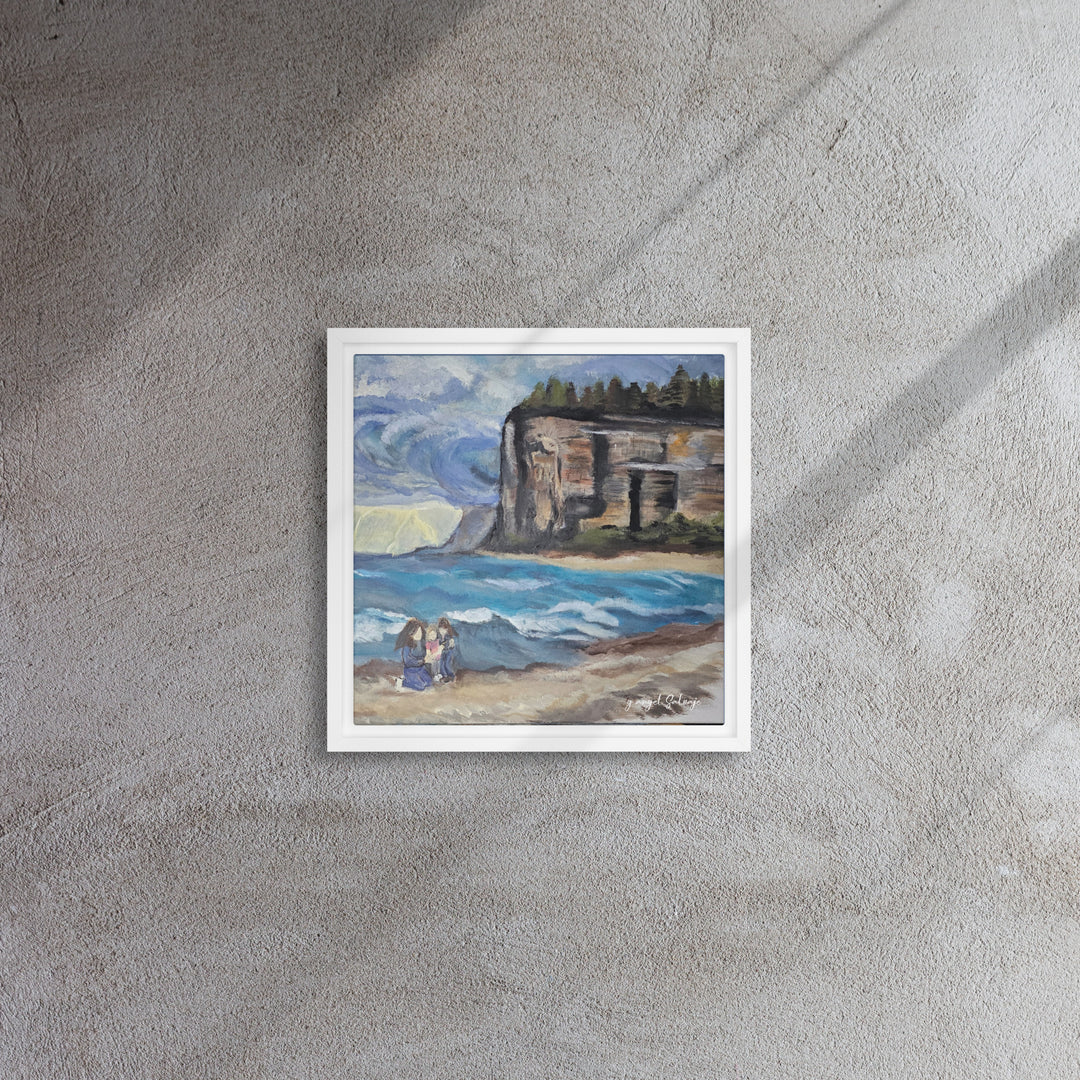 At All Costs Framed canvas
