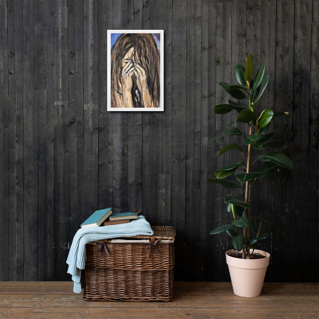 Truth Teller Framed canvas