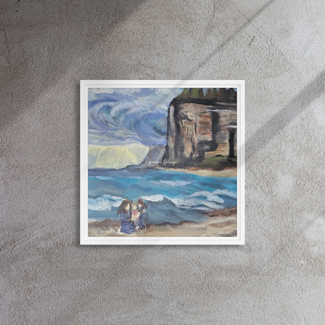 At All Costs Framed canvas
