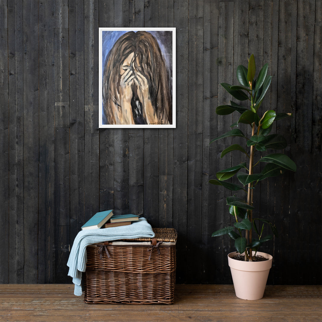 Truth Teller Framed canvas