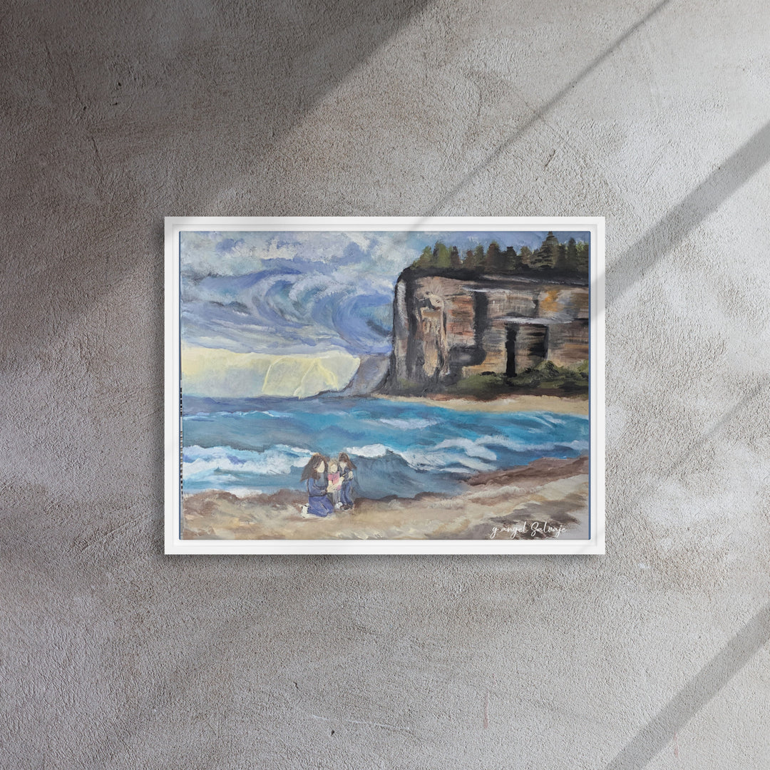 At All Costs Framed canvas