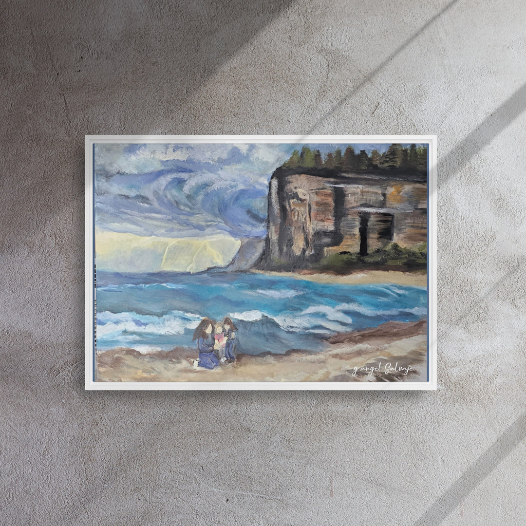 At All Costs Framed canvas