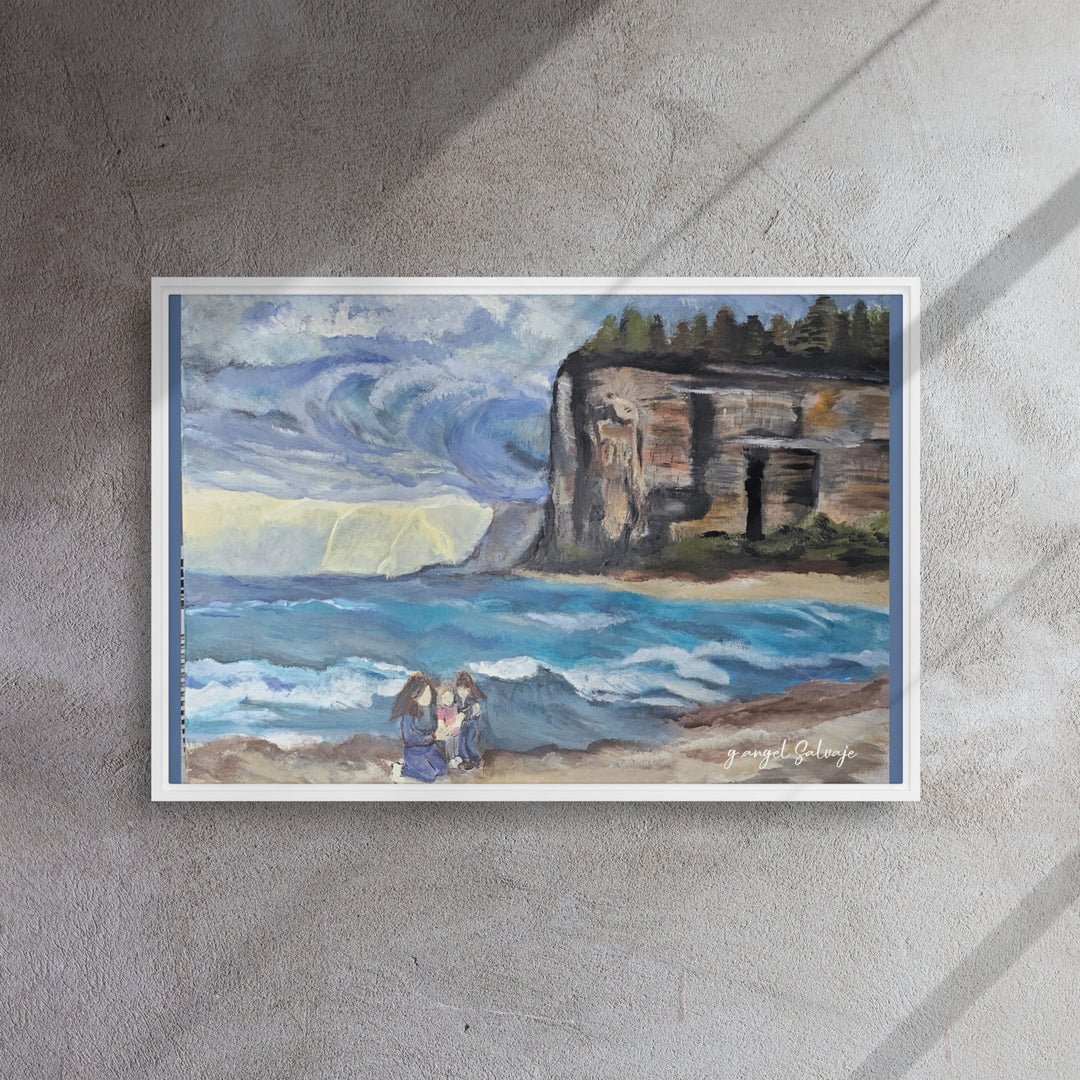 At All Costs Framed canvas