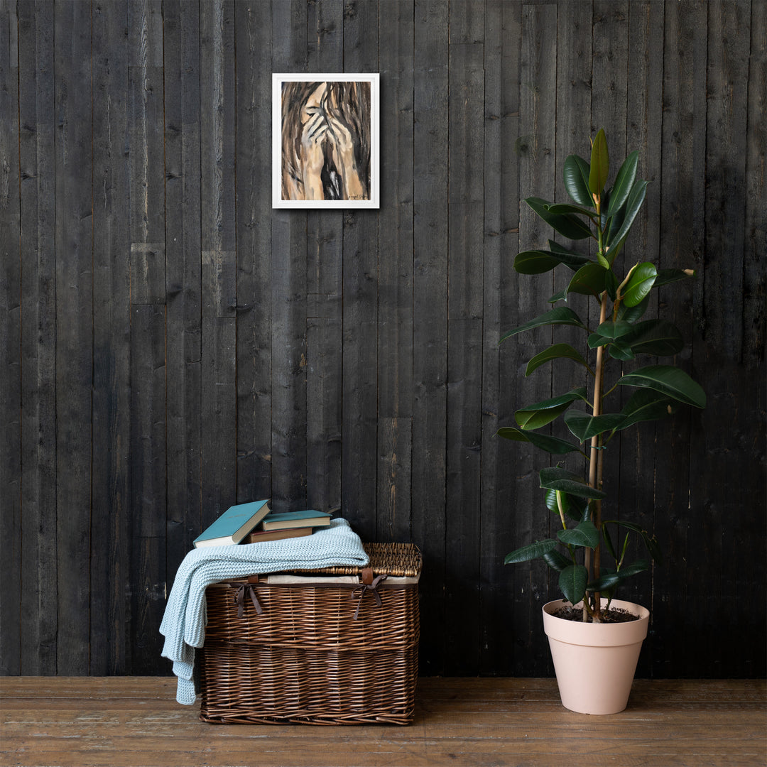 Truth Teller Framed canvas