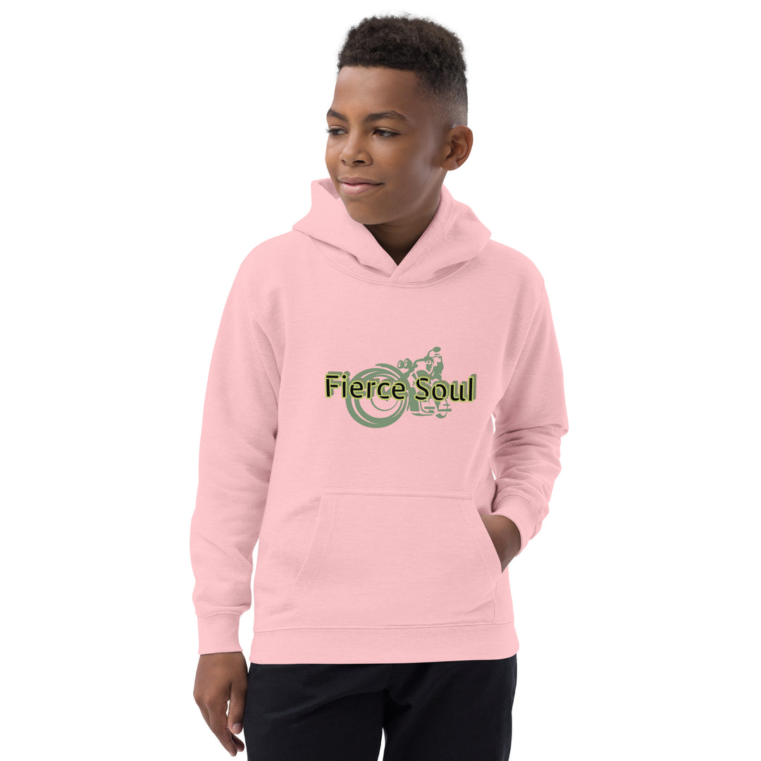 Motorcycle , Fierce Soul Kids Hoodie