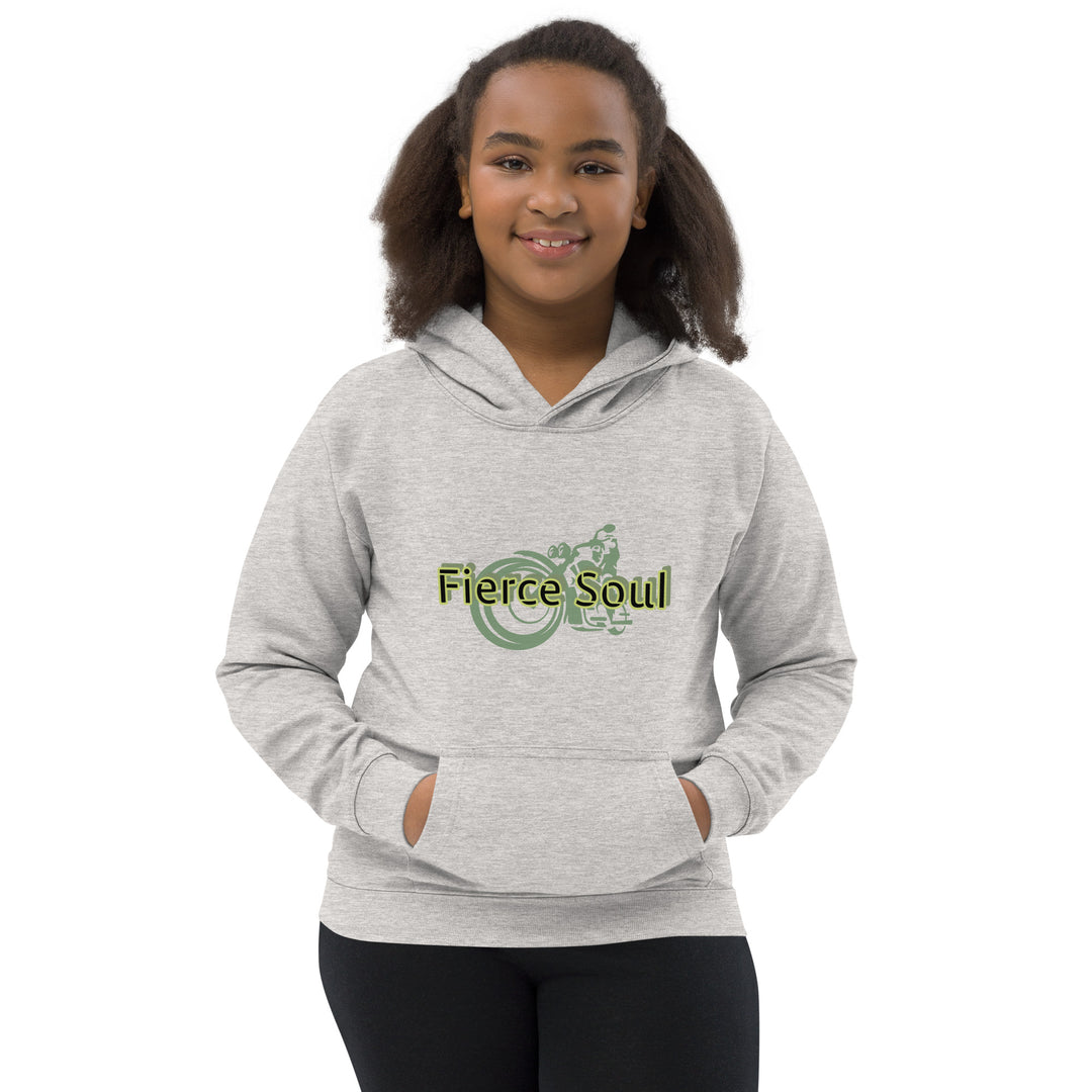 Motorcycle , Fierce Soul Kids Hoodie