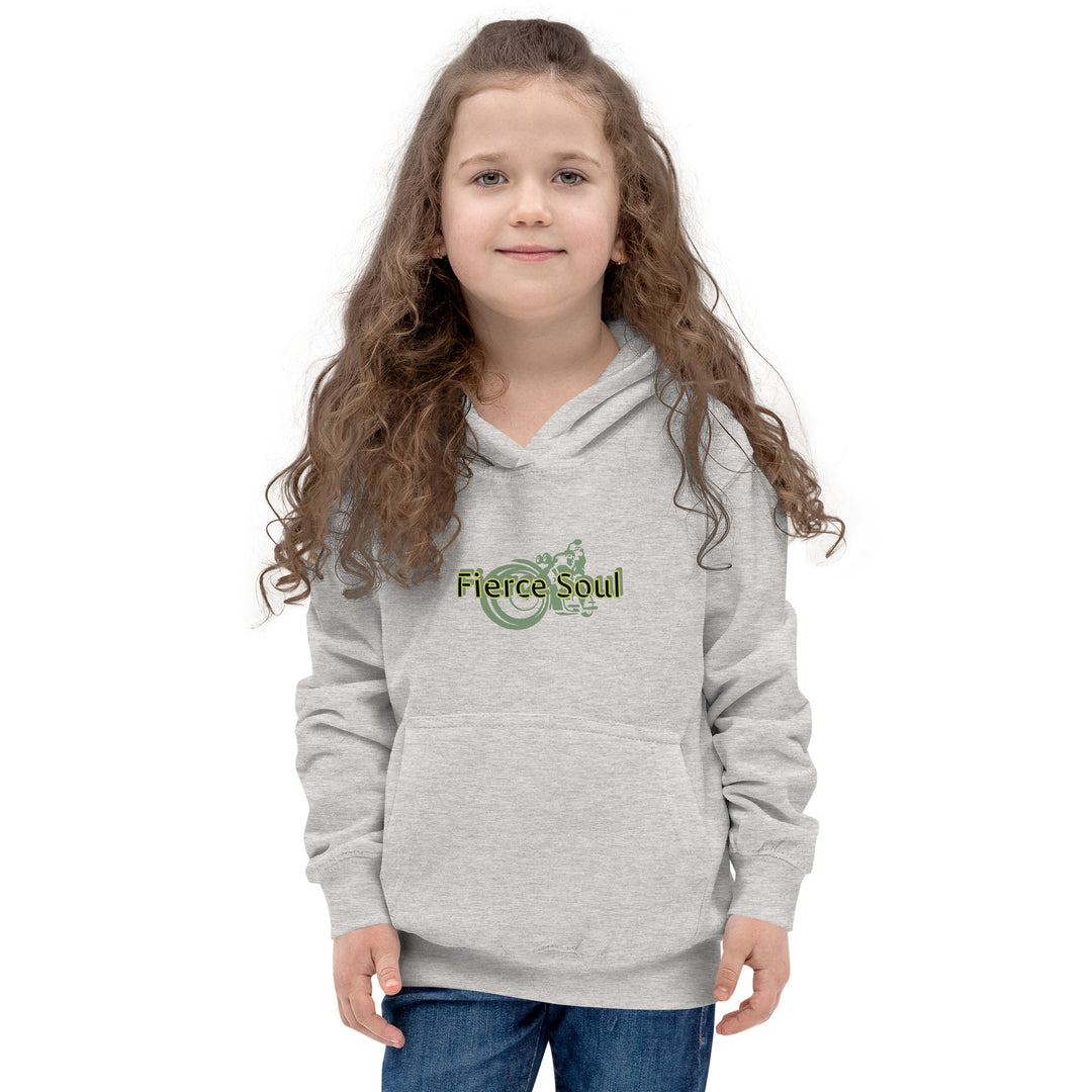 Motorcycle , Fierce Soul Kids Hoodie