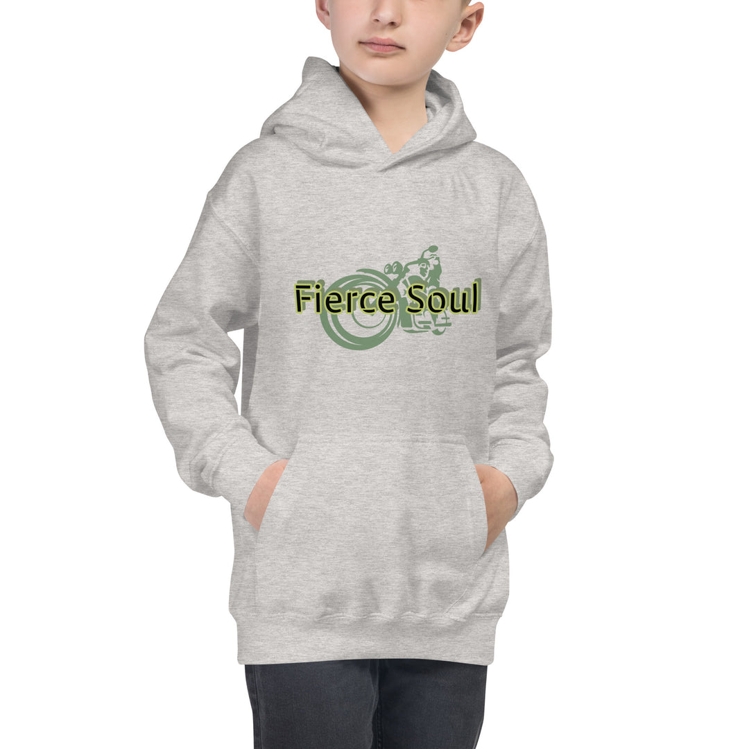 Motorcycle , Fierce Soul Kids Hoodie