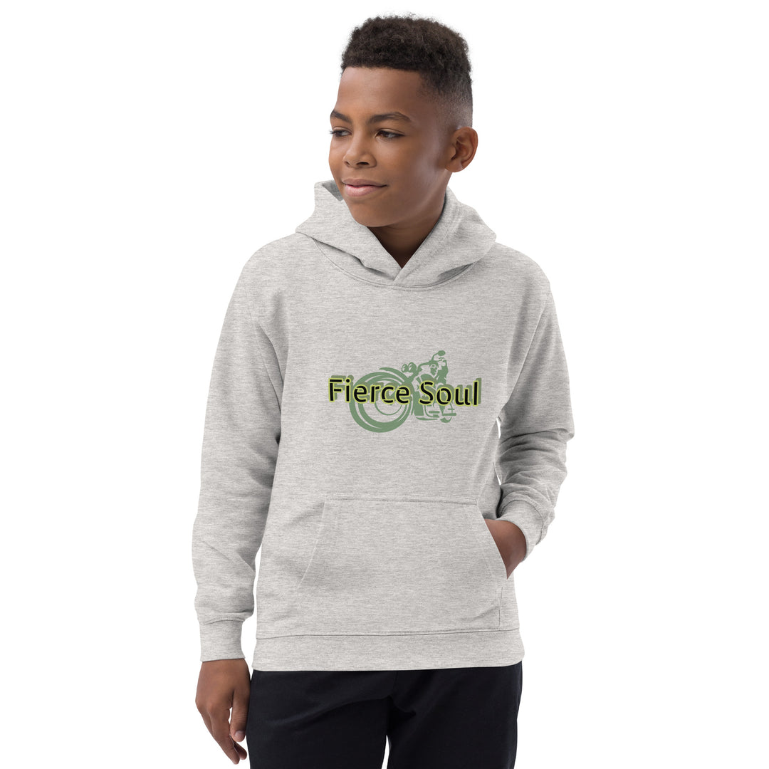 Motorcycle , Fierce Soul Kids Hoodie