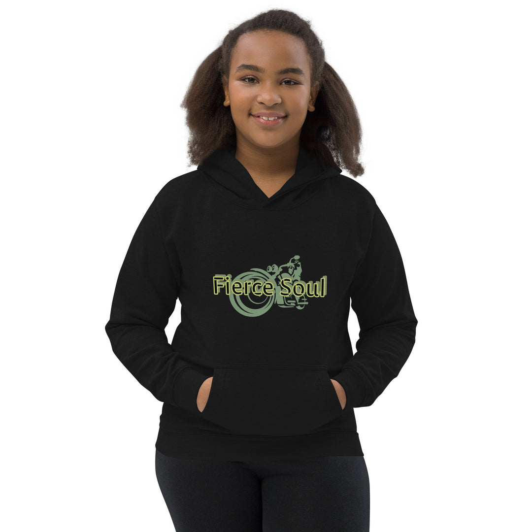 Motorcycle , Fierce Soul Kids Hoodie