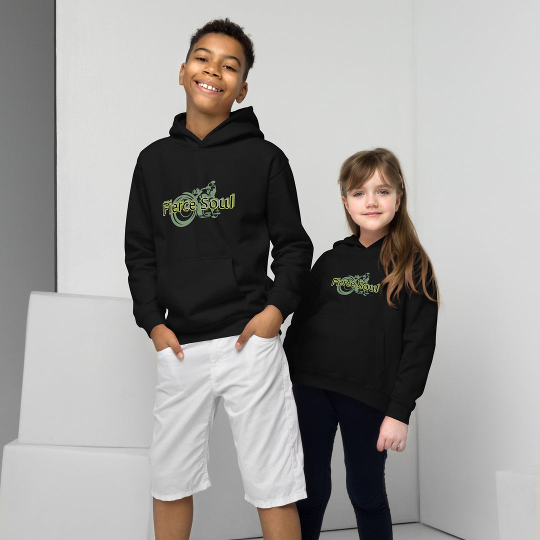 Motorcycle , Fierce Soul Kids Hoodie