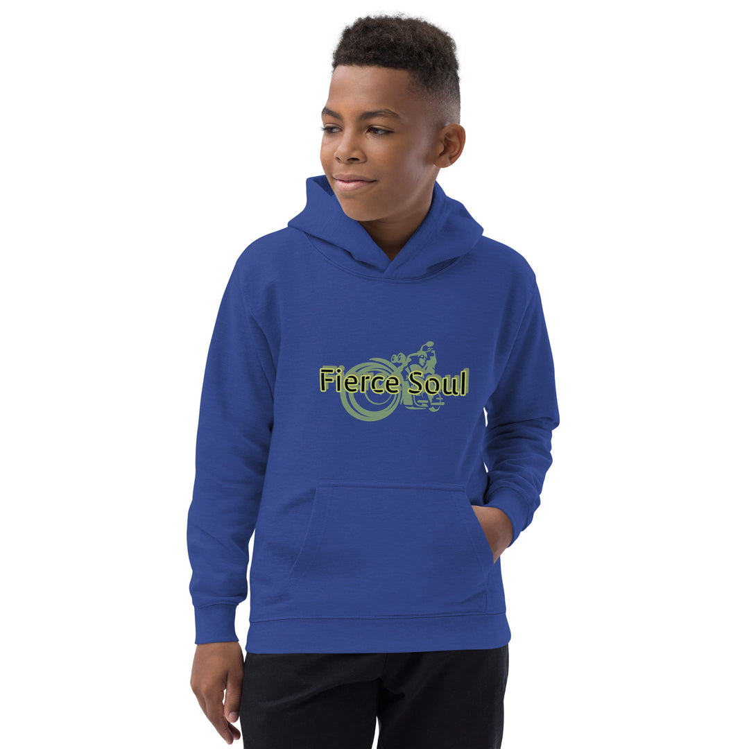 Motorcycle , Fierce Soul Kids Hoodie