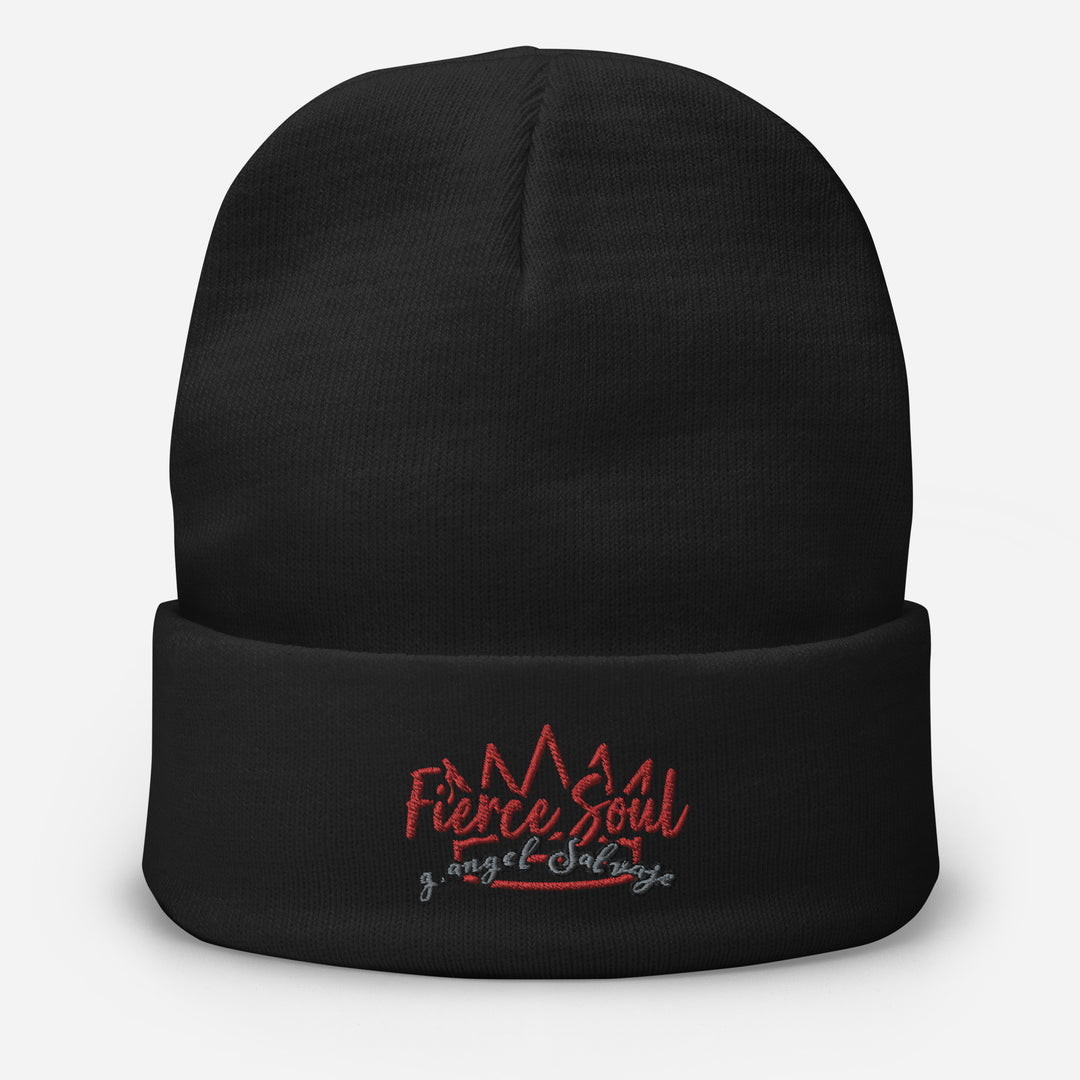 Crowned Fierce Soul Embroidered Beanie