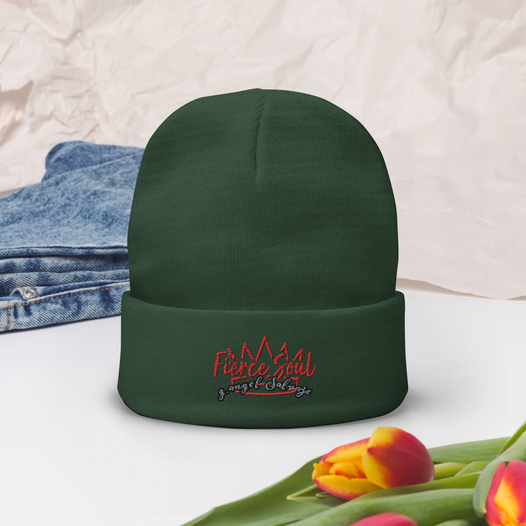Crowned Fierce Soul Embroidered Beanie