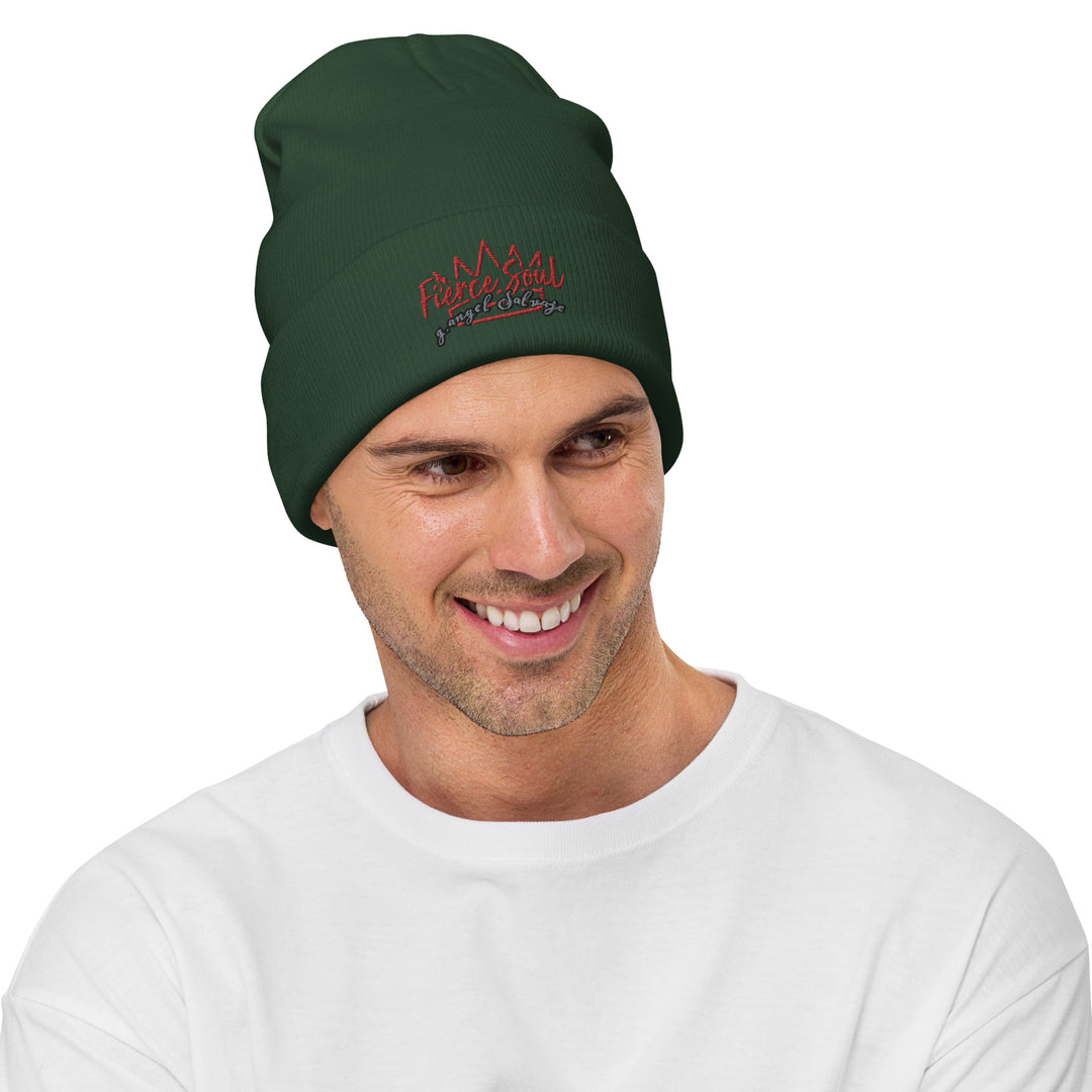 Crowned Fierce Soul Embroidered Beanie