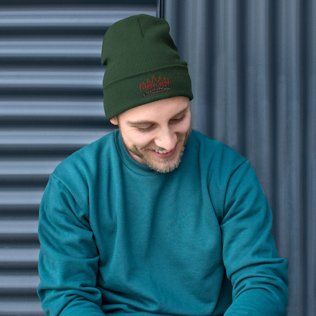 Crowned Fierce Soul Embroidered Beanie