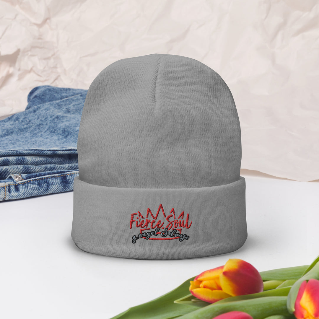 Crowned Fierce Soul Embroidered Beanie