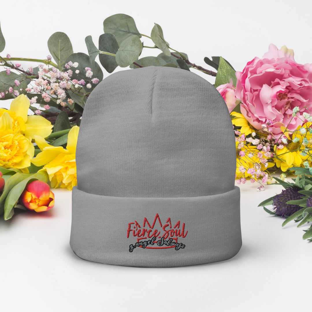 Crowned Fierce Soul Embroidered Beanie