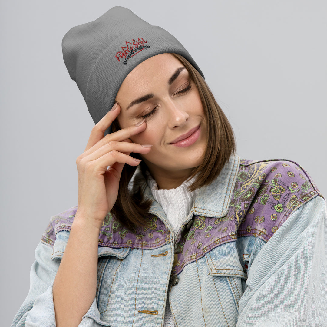 Crowned Fierce Soul Embroidered Beanie