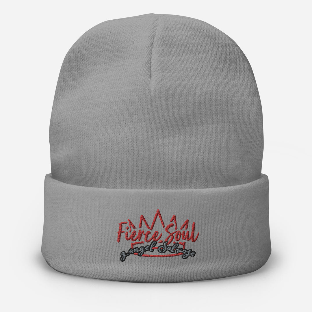 Crowned Fierce Soul Embroidered Beanie