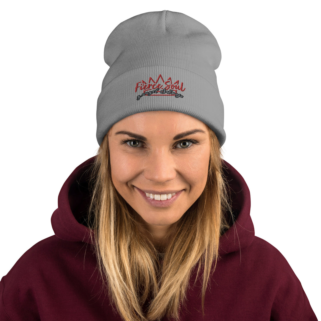 Crowned Fierce Soul Embroidered Beanie