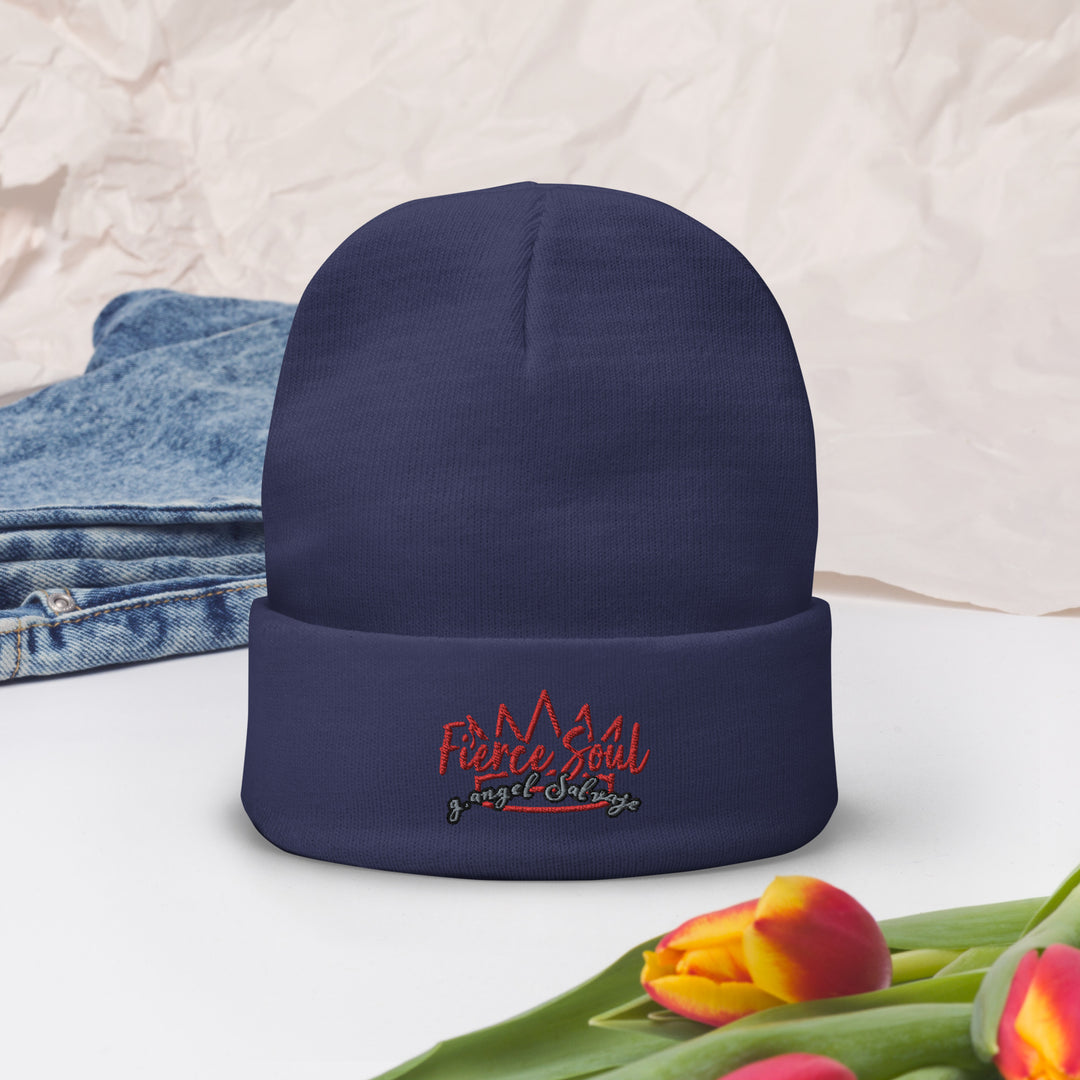 Crowned Fierce Soul Embroidered Beanie
