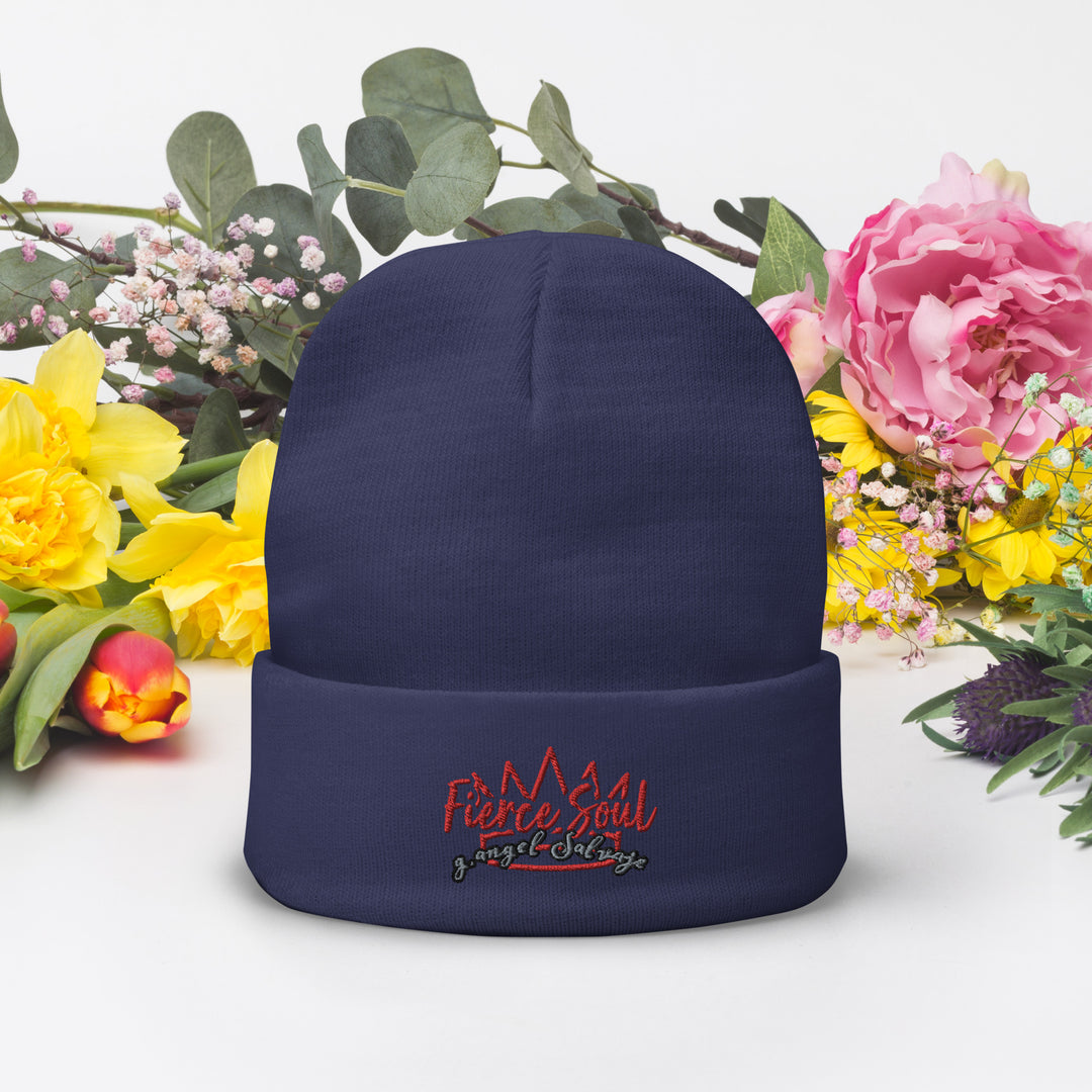 Crowned Fierce Soul Embroidered Beanie