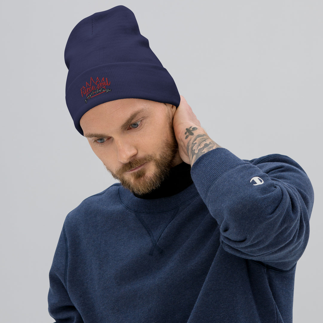 Crowned Fierce Soul Embroidered Beanie