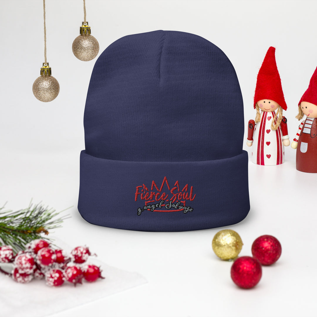 Crowned Fierce Soul Embroidered Beanie