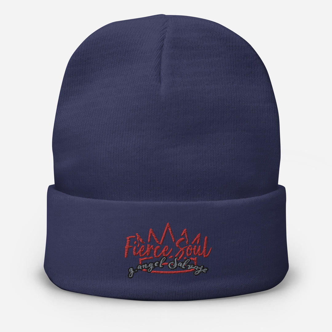 Crowned Fierce Soul Embroidered Beanie