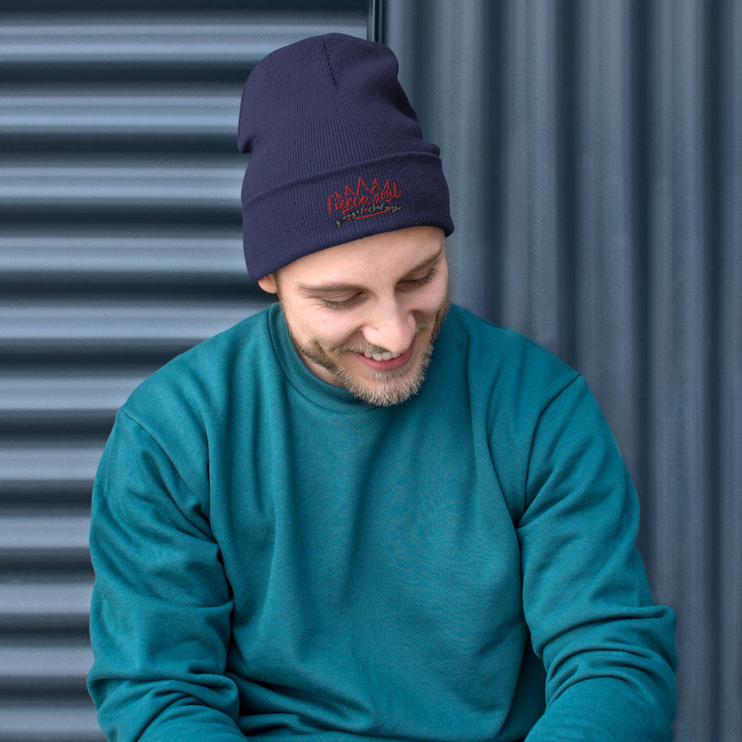 Crowned Fierce Soul Embroidered Beanie