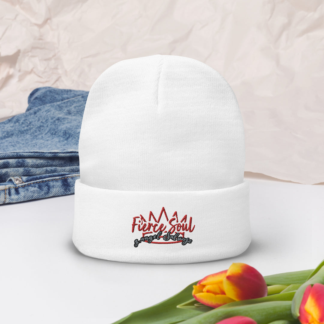 Crowned Fierce Soul Embroidered Beanie