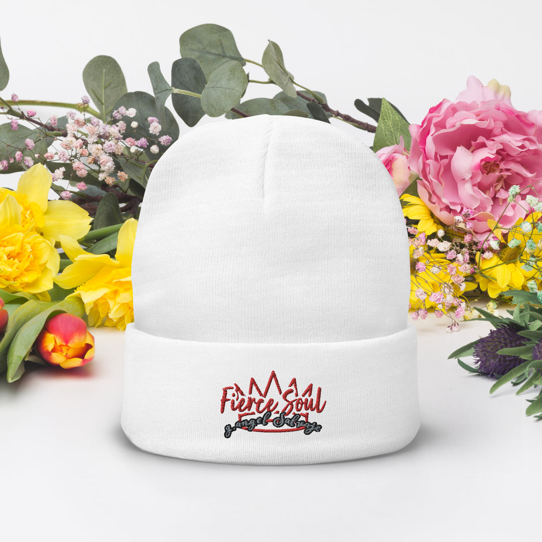 Crowned Fierce Soul Embroidered Beanie