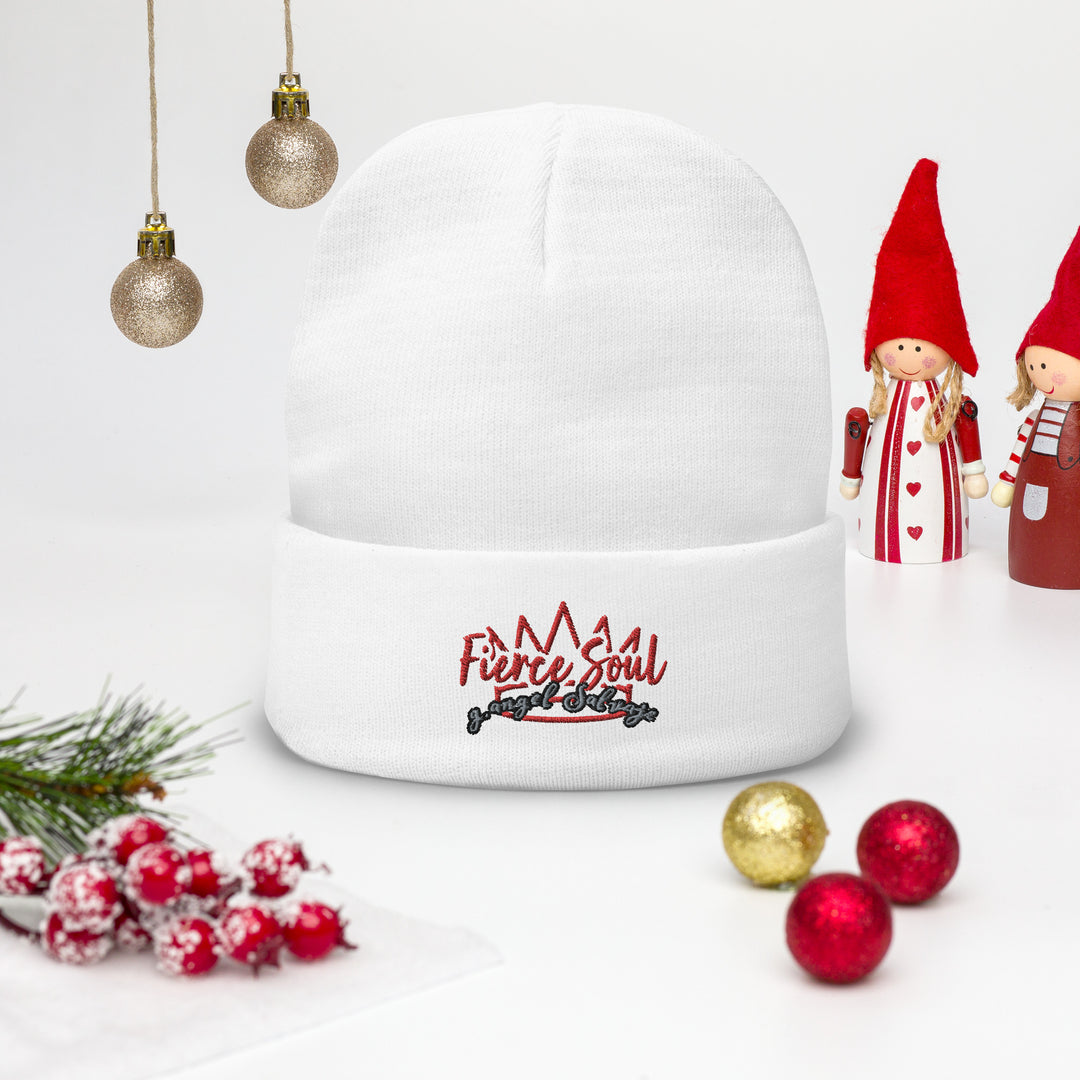 Crowned Fierce Soul Embroidered Beanie