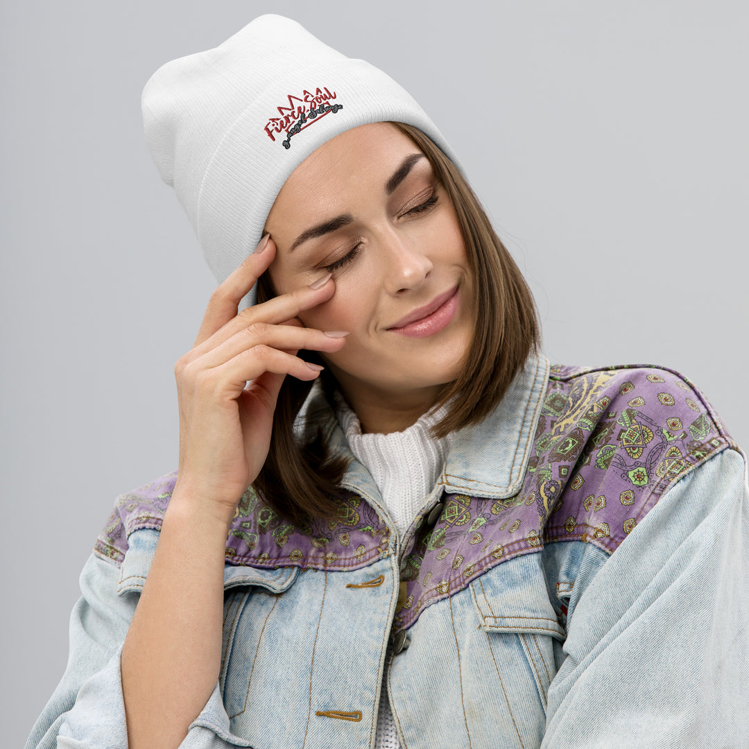Crowned Fierce Soul Embroidered Beanie