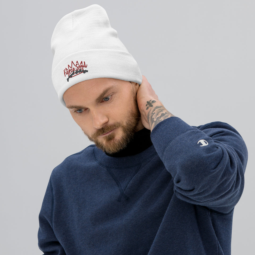 Crowned Fierce Soul Embroidered Beanie