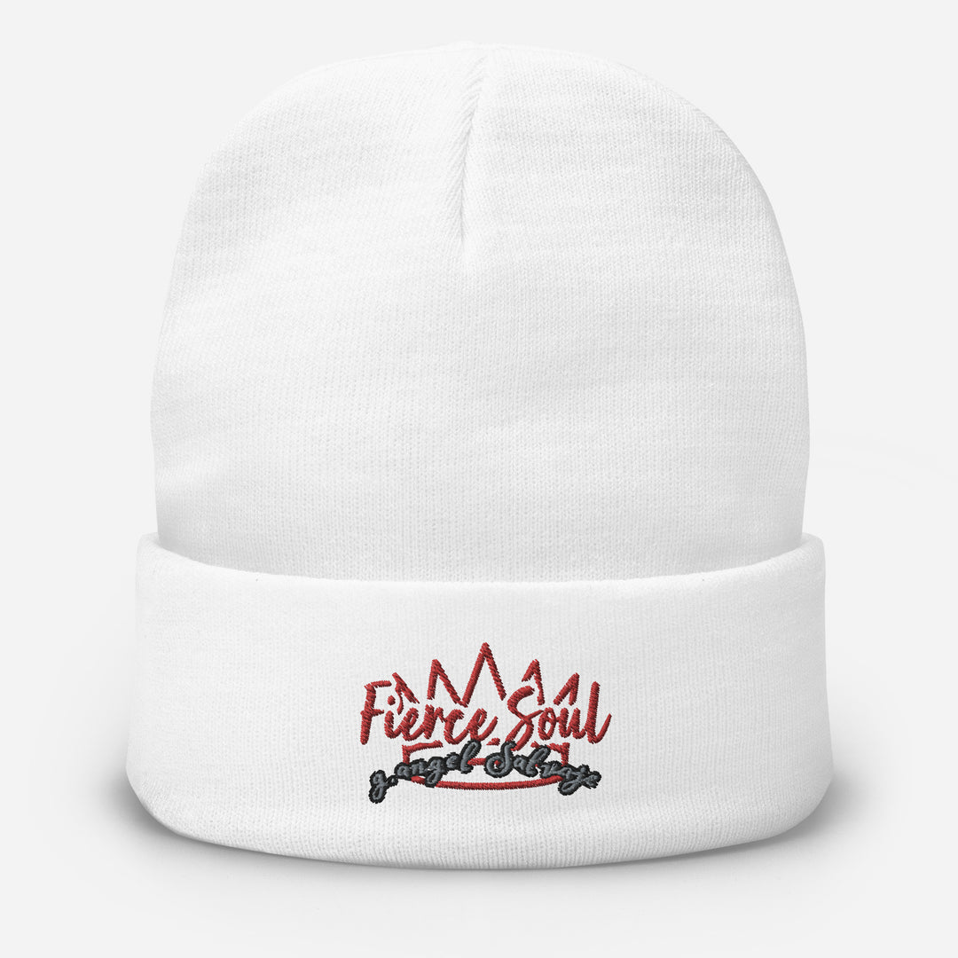 Crowned Fierce Soul Embroidered Beanie