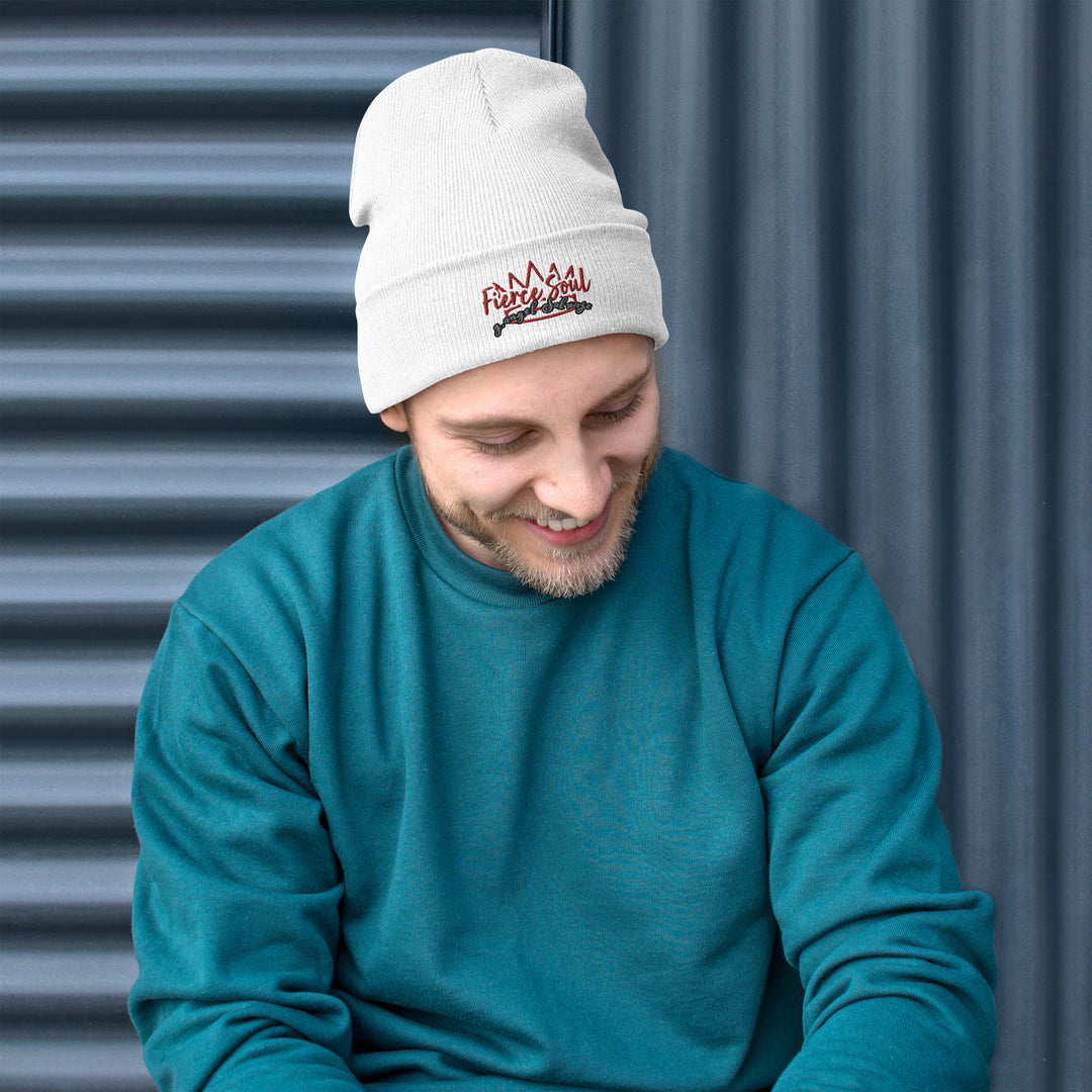 Crowned Fierce Soul Embroidered Beanie