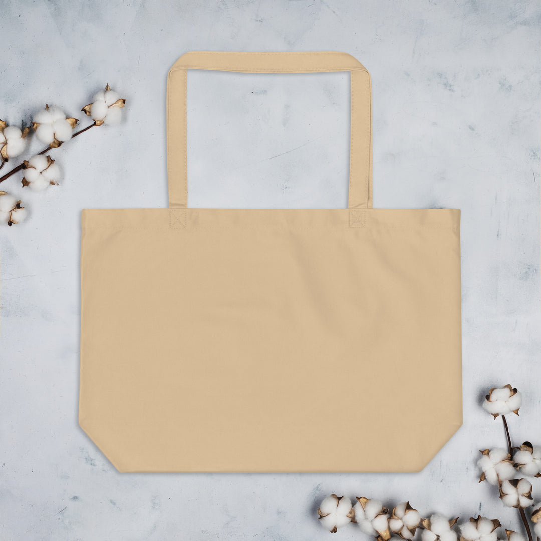 Dino-Might Large organic tote bag