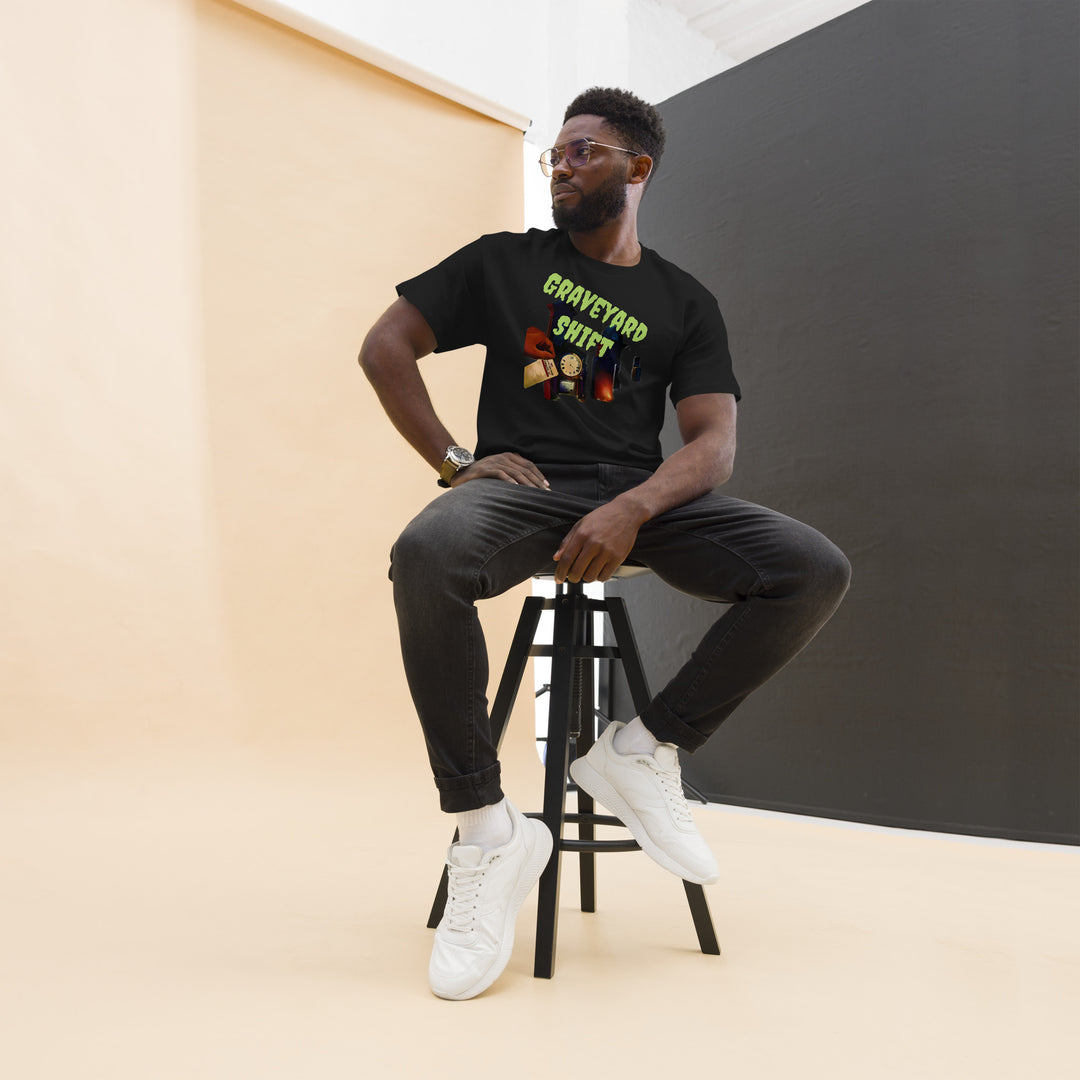 Graveyard Shift Time Clock Men's classic tee