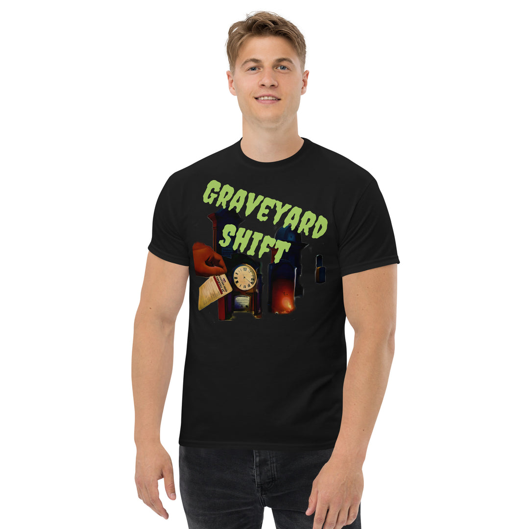 Graveyard Shift Time Clock Men's classic tee