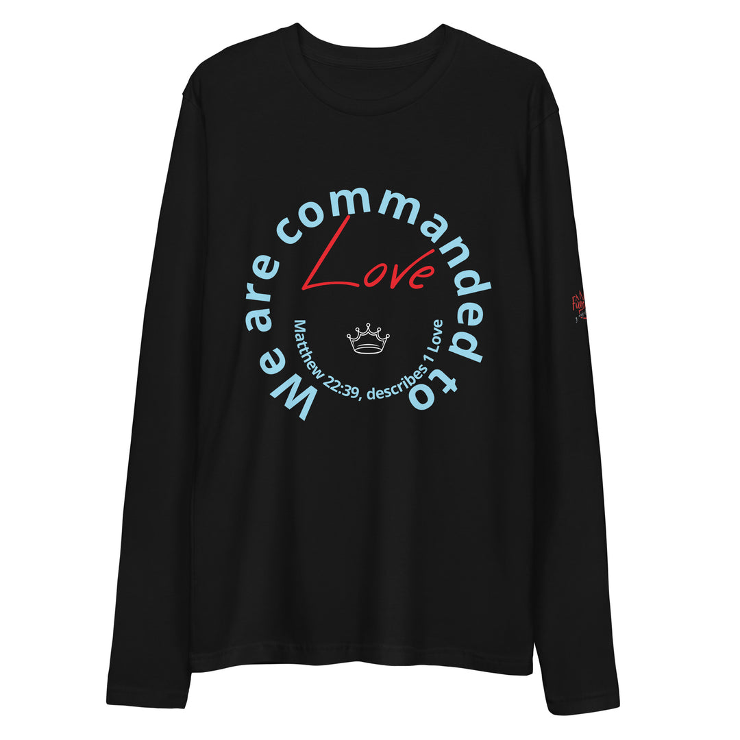 One Love Long Sleeve Fitted Crew