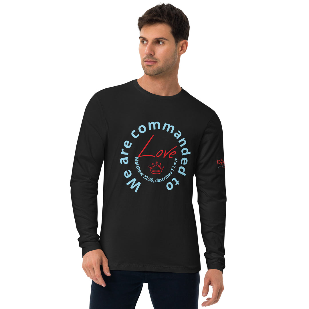 One Love Fierce Soul,  Long Sleeve Fitted Crew