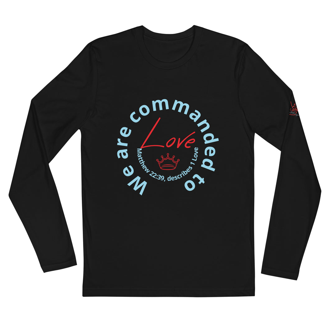 One Love Fierce Soul,  Long Sleeve Fitted Crew
