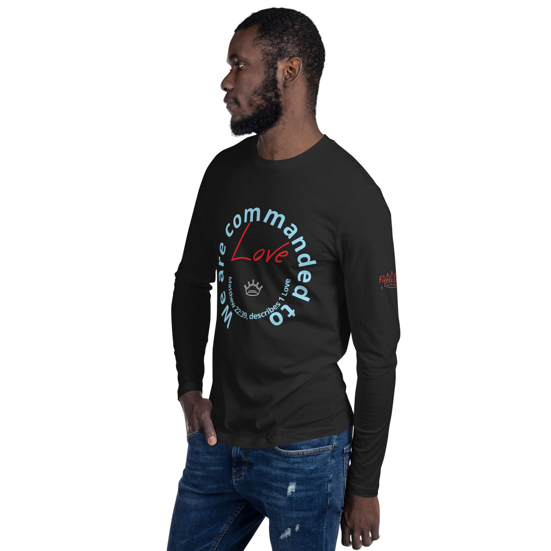 One Love Long Sleeve Fitted Crew
