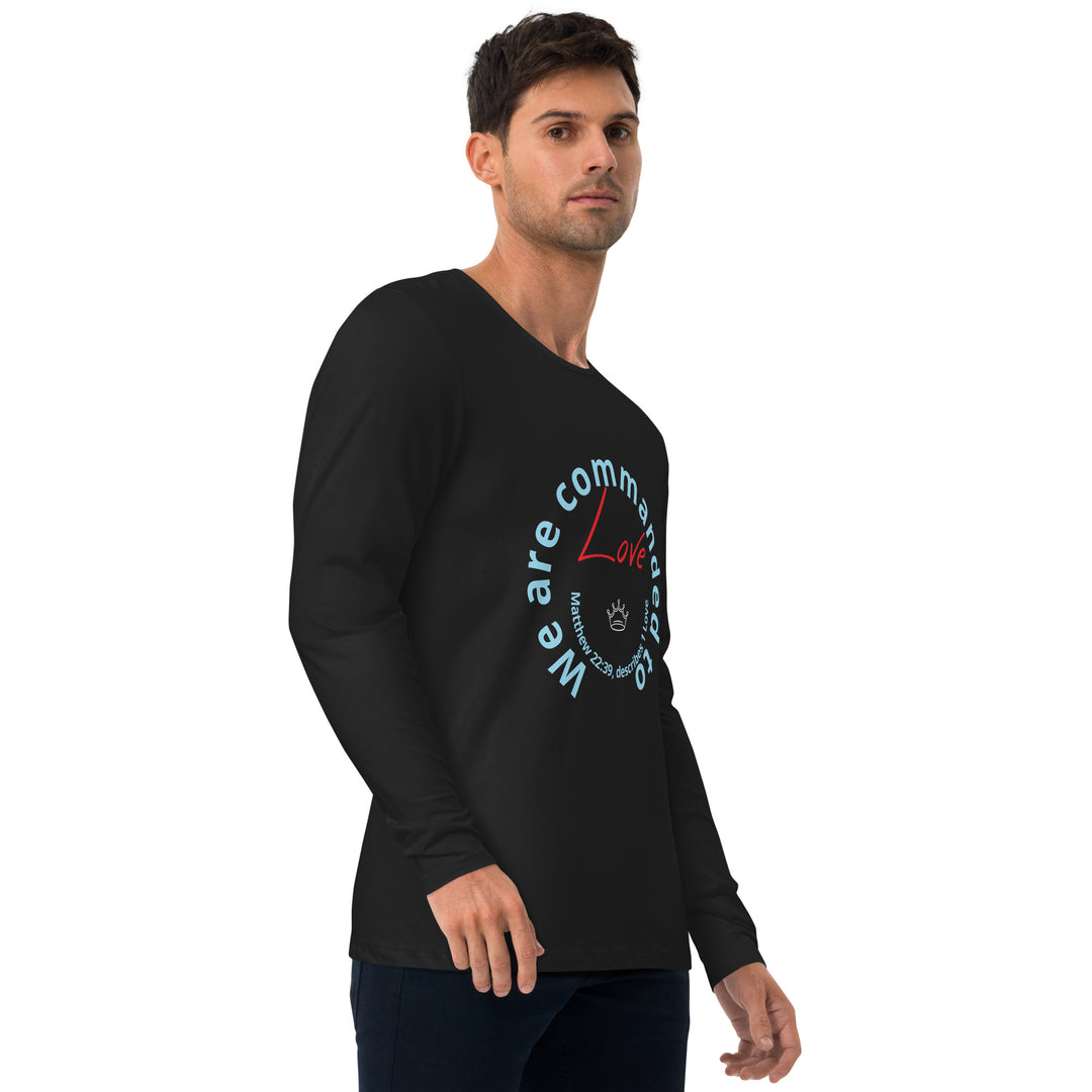 One Love Long Sleeve Fitted Crew