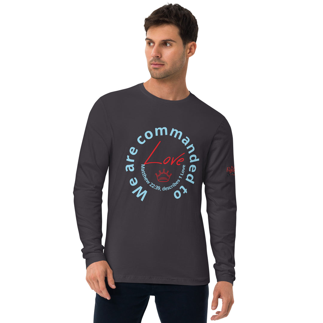 One Love Fierce Soul,  Long Sleeve Fitted Crew