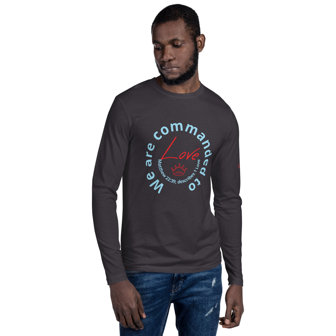 One Love Fierce Soul,  Long Sleeve Fitted Crew