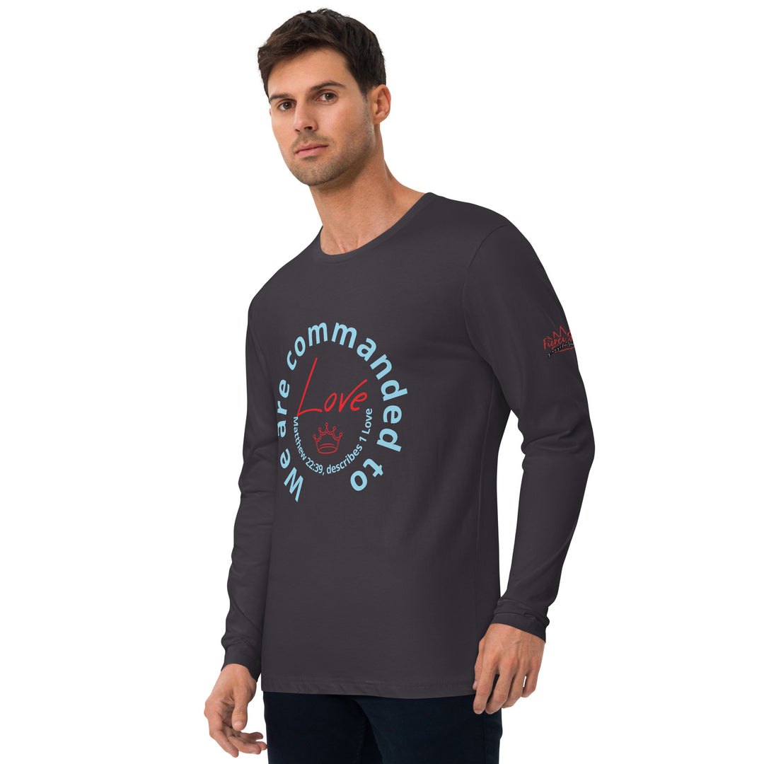 One Love Fierce Soul,  Long Sleeve Fitted Crew
