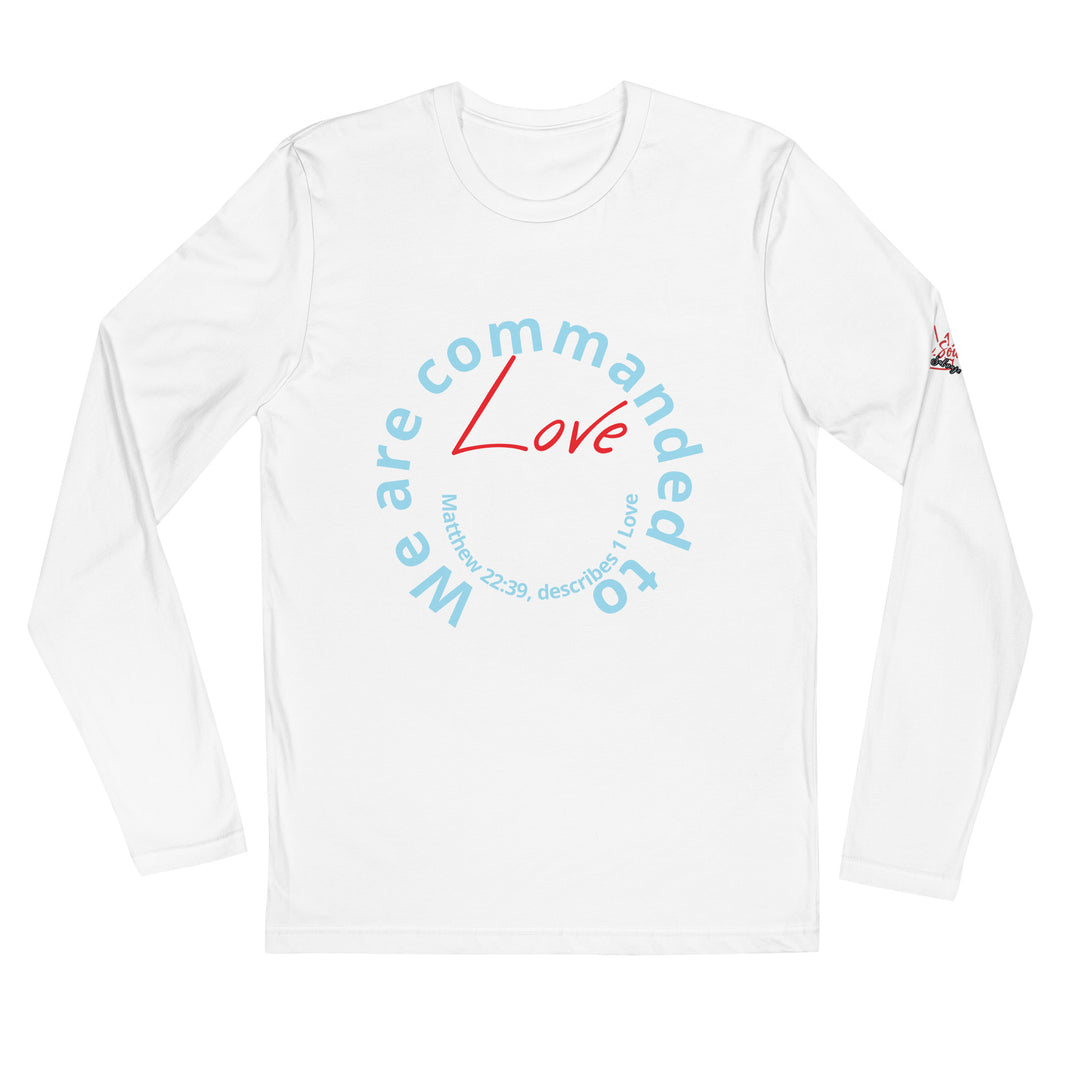 One Love Long Sleeve Fitted Crew